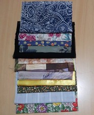 12 Stoffreste ca 20x30 cm Ideal Zum Patchen, Basteln, Nähen Und Dekorieren 