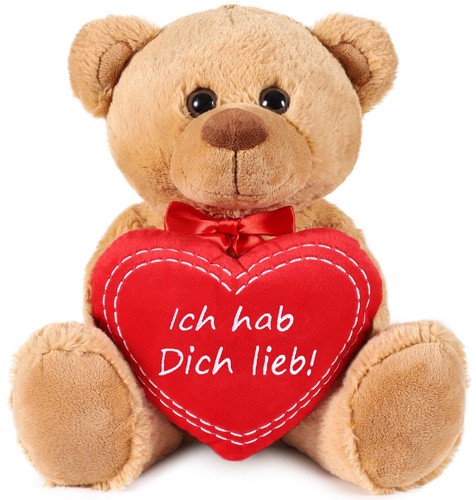 Teddybär mit herz teddy - teddybär,