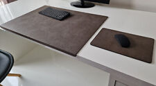 PM Schreibtischunterlage Kantenschutz Mauspad Nubuko Kunstleder  in 7 Farben