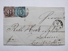 Thurn Taxis 3 & 6 Kreuzer Mi