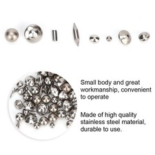 1 Tasche Hochwertige Edelstahl Polierkugeln Schmuck Gold Polierwerkzeug