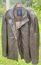 Bugatti Lamm Napa Leder Jacke Herren Größe 52