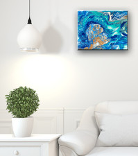 Art acrylbild unikat - ws,