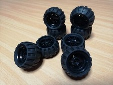 LEGO Technik 8 Stück Reifen 43.2 x 26 schwarze Felge / Technic