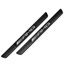 AMG Einstiegsleisten Cover schwarz weiß Original Mercedes-Benz A1776804507