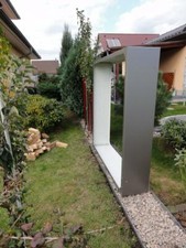 Kaminholzregal lackiert