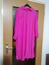 Takko Fashion Damen Sommerkleid mit Knopfleiste Gr. 48/50 100% Viskose