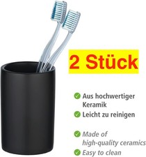 2 X WENKO Zahnputzbecher