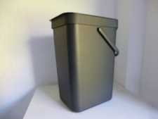 Brabantia Abfalleimer Sort & Go, Grau, 12 Liter