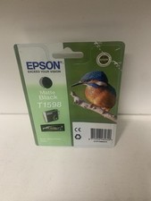 Original Epson Patron T1598 C13T15984010 Matte Black Eisvogel Stylus Photo R2000