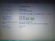 Fujitsu AH 544, i5 2,60- 3,20