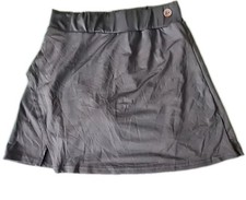 Hosenrock skort grau mit - hosenrock-skort-gr.s,