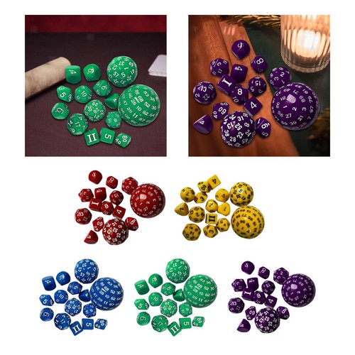 Teiliges würfelset d60 - -würfelset,