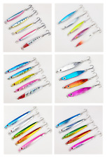 5er Set PILKER Zocker Meerforellen Hornhecht Makrele Dorsch Jig Bait Spinn Köder