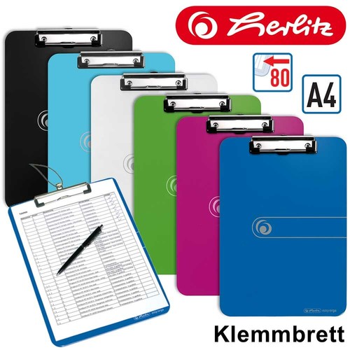 Herlitz klemmbrett din - herlitz, a4