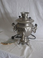 elektrischer Samowar Wasser Teekocher  Sowjetunion russisch 90er  Vintage