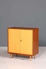 Mid Century Schrank 60er Jahre Bücherregal Aktenschrank Wäscheschrank 1 von 2