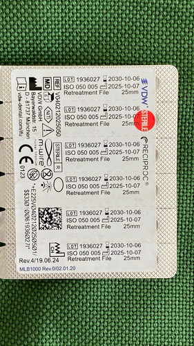 Vdw reciproc retreatment file - reciproc,