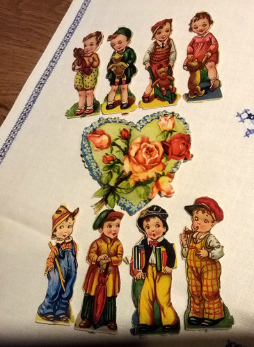 Alte oblaten glanzbilder - oblaten,