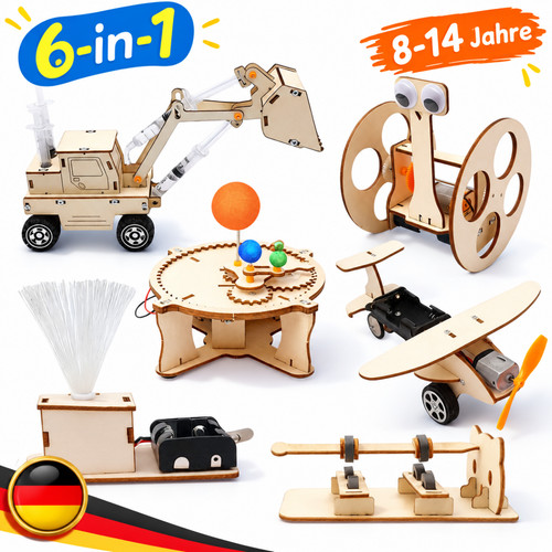 6stk stem spielzeug - spielzeug, roboter