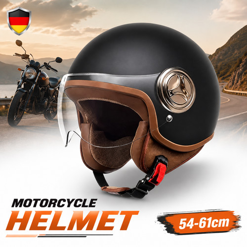 Vintage motorradhelm jethelm - motorradhelm,
