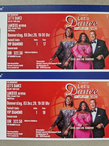 Vip tickets reihe für - tickets,,