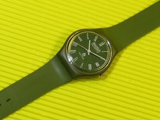 DEFEKTE Swatch GG400FHL - seltenste FACHHANDELLOGO von 1983 - DO NOT WORK !