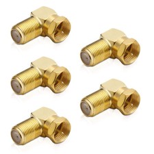 5x SAT F-Stecker gewinkelt