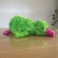 Plüsch Ente Wuschel Fell -