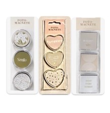 3 x Magnetische Fotorahmen