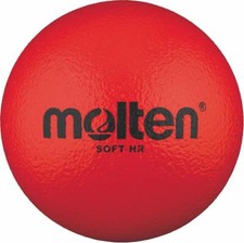molten Schaumstoffball Volleyball Softball Schaumball Spielball für Kinder rot