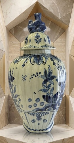 Große porzellan vase mit - große,