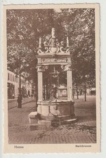 AK  Hanau am Main ,  Marktbrunnen    sehr alt !!
