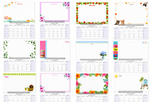 2027 memo kalender - kalender, mit