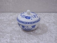 RqQUSM - DDR Kahla Porzellan Design Zuckerdose Zwiebelmuster - Vintage