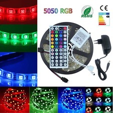 RGB LED Stripe Wasserdicht Leiste Streifen Band Licht Leuchte Lichterkette 1-10m