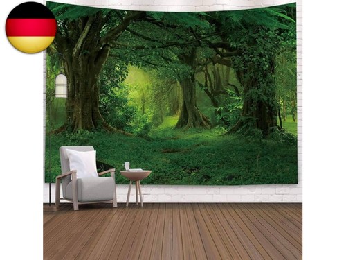 Mesnt wandteppich wald - wandteppich,