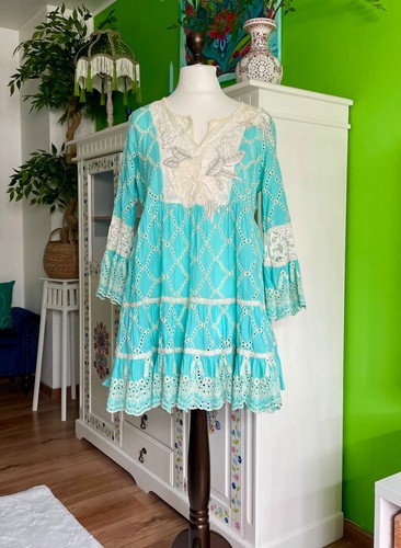 Tunika kleid aus baumwolle - baumwolle, mit