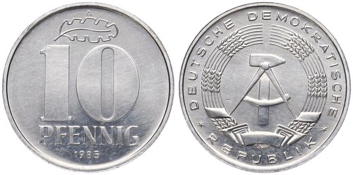Deutschland ddr 10 pfennig - deutschland,