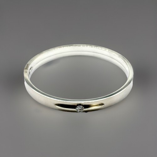 925 silberarmreif fianit - 925/-, silberarmreif,