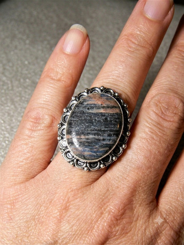 Silber ring mit - ring,