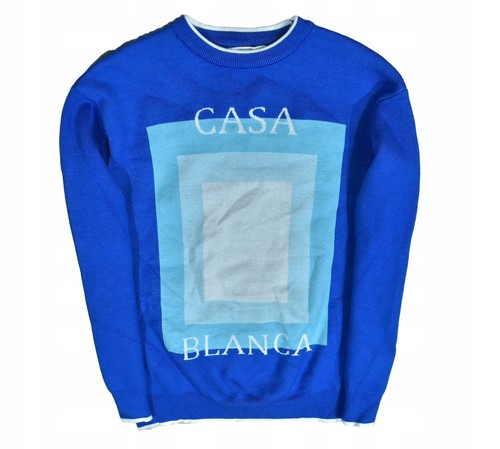Casablanca blaue wolle herren - blaue,