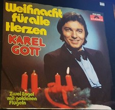 KAREL GOTT -Zwei Engel mit goldenen Flügeln+Weihnacht für alle Herzen-1975-s.gut