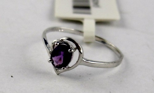 L42 amethyst ring oval schliff - l42,