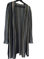 DRYKORN Strickjacke Cardigan Grobstrickjacke Leinen Gr. S