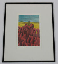 Grafik Druck signiert 1975 nummeriert Bunt Abstrakt 70er Jahre Pop Art