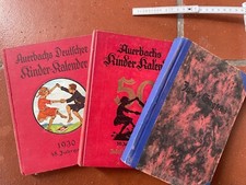 Auerbachs Kinderkalender Konvolut von 3 antiquarischen Kinderbuechern 1930