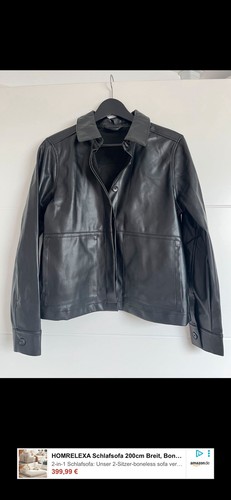 Lederimitat jacke damen - jacke,