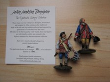 John Jenkins Design VM-01  (2 Figuren Set) Offizier und Trommler No. 352/500