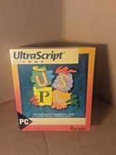 VINTAGE ULTRASCRIPT QMS USPC VERSION 2.3 PC SOFTWARE VON QMS